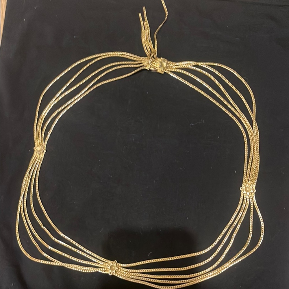 Dior Gold Chain Belt